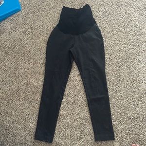 Grey maternity leggings